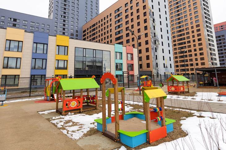 В Новой Москве активно строятся детские сады