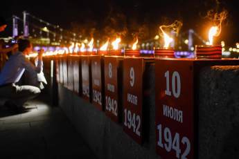 В День памяти и скорби на набережной в Москве зажгут более тысячи свечей