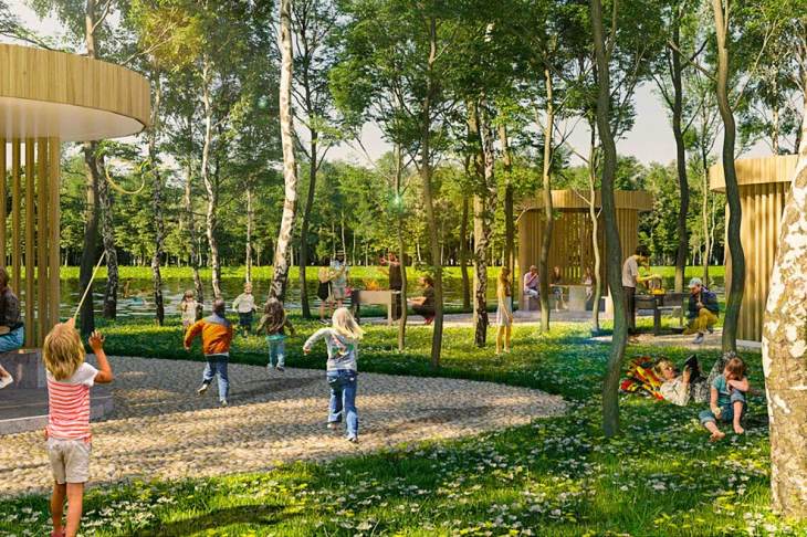 ​Детские площадки в экостиле появятся в парке «Покровское-Стрешнево»