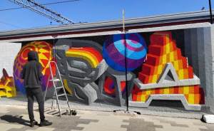 ​К середине ноября у Курского вокзала откроется галерея граффити