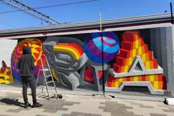​К середине ноября у Курского вокзала откроется галерея граффити