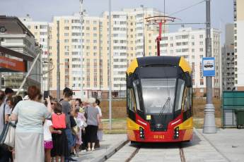Исторический трамвай появился около метро «Курская»
