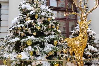 ​К зимним праздникам в Москве установят около пяти тысяч световых конструкций