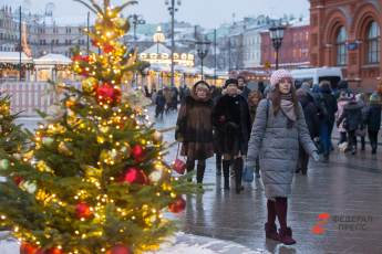 ​Главную новогоднюю елку России установили на Соборной площади