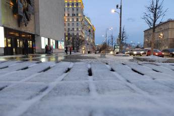 ​В Москве выпал майский снег